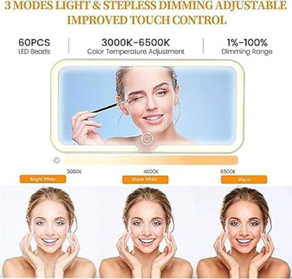 Rechargeable LED Car Vanity Mirror