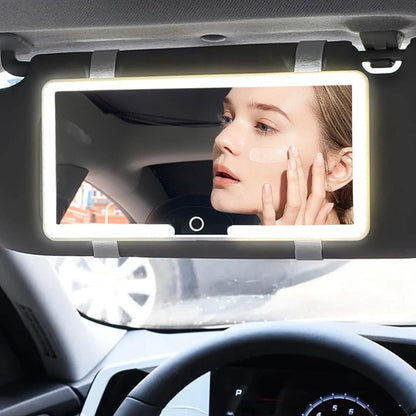 Rechargeable LED Car Vanity Mirror