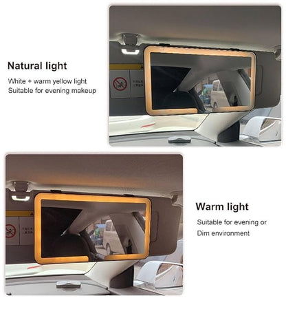 Rechargeable LED Car Vanity Mirror
