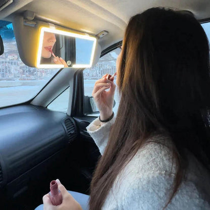 Rechargeable LED Car Vanity Mirror