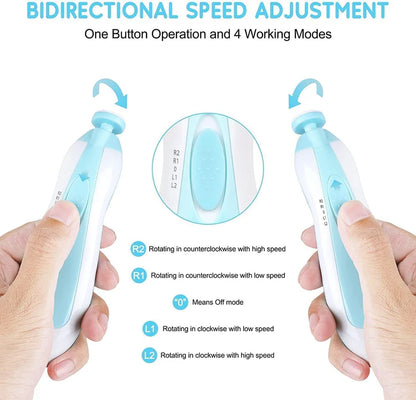 GentleTrim™ Electric Baby Nail Trimmer Kit