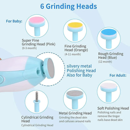 GentleTrim™ Electric Baby Nail Trimmer Kit