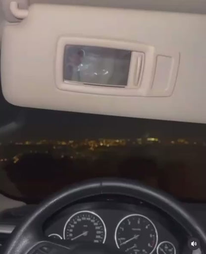 Rechargeable LED Car Vanity Mirror